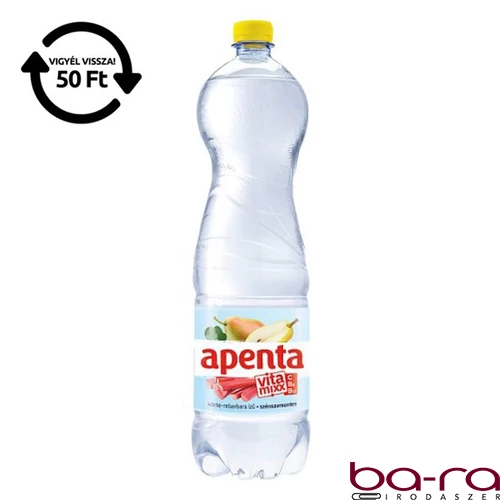 Ásványvíz szénsavmentes APENTA Vitamixxx körte-rebarbara 1,5L DRS