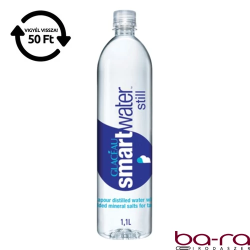Ásványvíz szénsavmentes GLACEAU SMARTWATER 1,1L DRS