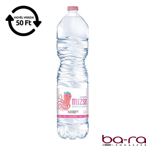 Ásványvíz szénsavmentes MIZSE 1,5L DRS