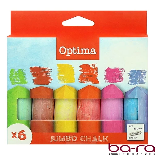 Aszfaltkréta OPTIMA Jumbo 6 darabos