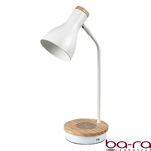 Asztali lámpa RÁBALUX Mosley halogén E14 1xmax25W fém/fa fehér
