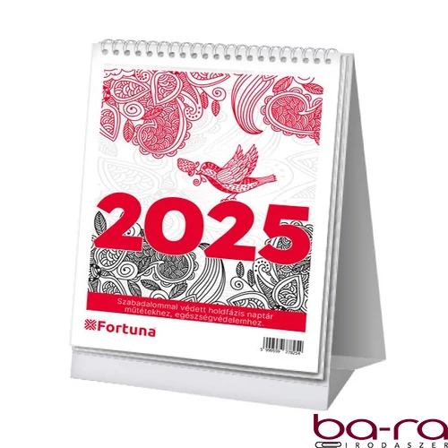 Asztali naptár FORTUNA BA21 holdfázissal 2026.