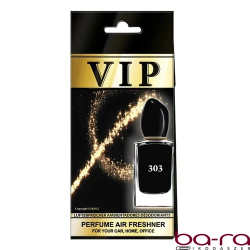 Autó illatosító VIP 303 Armani si