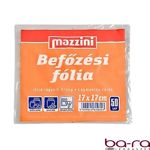 Befőzési fólia MAZZINI 17x17cm 50 darabos