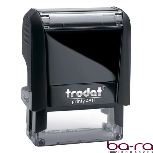 Bélyegző TRODAT Printy 4.0 4911 eco-fekete ház kék párna