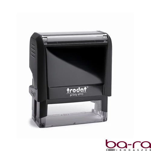 Bélyegző TRODAT Printy 4.0 4913 eco-fekete ház fekete párna