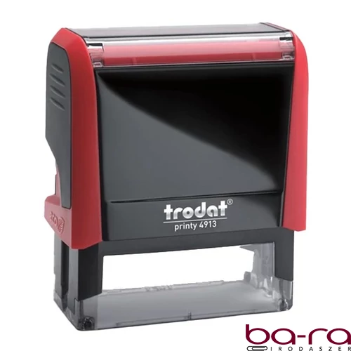 Bélyegző TRODAT Printy 4.0 4913 piros ház kék párna
