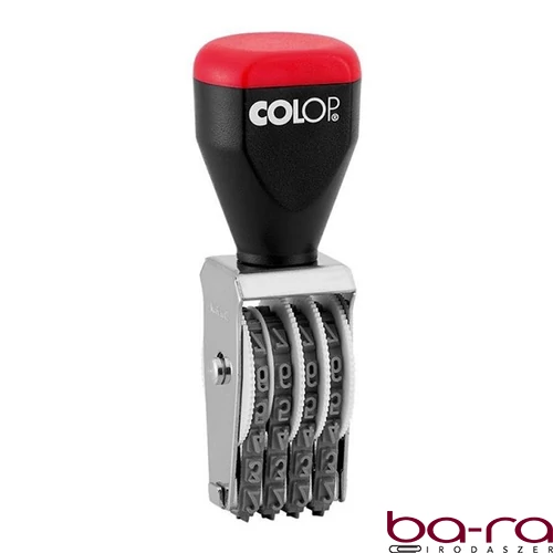 Bélyegző szám COLOP 04004 4 karakter 4mm betűmagasság