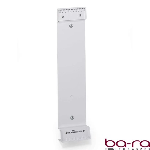 Bemutatótábla tartó DURABLE Function fali 10 db A/4 táblával szürke