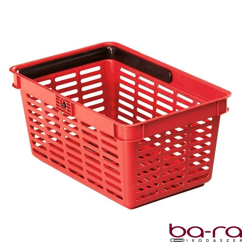 Bevásárlókosár DURABLE műanyag 19L piros
