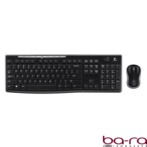 Billentyűzet vezeték nélküli LOGITECH MK270 2,4 Ghz fekete