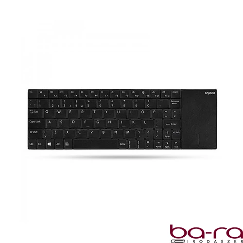 Billentyűzet vezeték nélküli RAPOO E2710 touchpad fekete