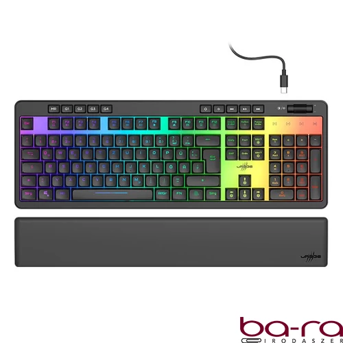 Billentyűzet vezetékes URAGE Exodus 515 Illuminated RGB fekete
