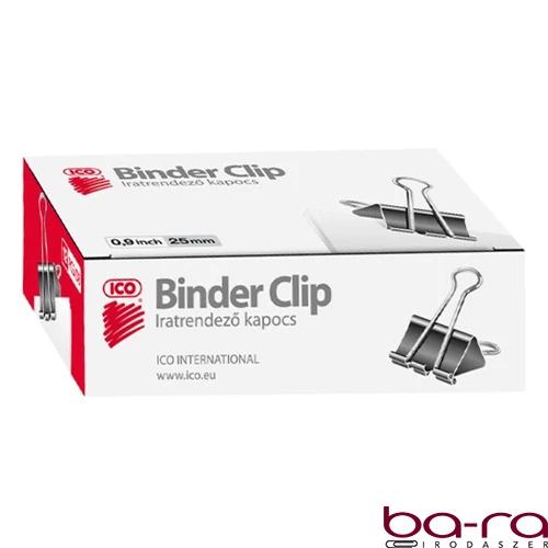 Binder csipesz 25mm 12 darabos