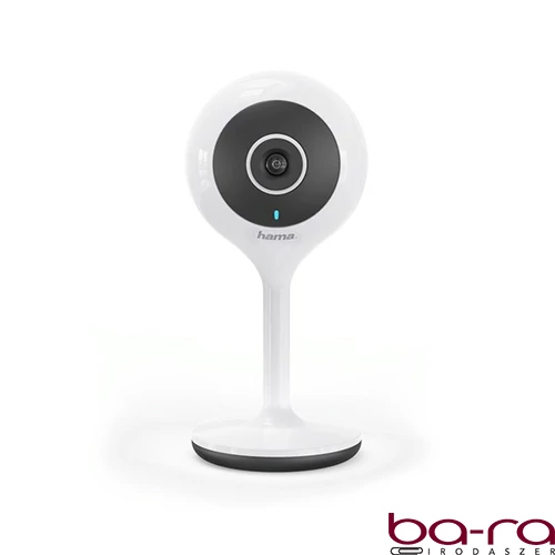 Biztonsági kamera HAMA beltéri 1080p 25fps éjjellátó WIFI fehér