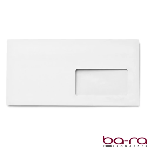 Boríték GPV LA/4 szilikonos bélésnyomott 110x220mm jobb ablakos 35x90mm J28A20 1000 darabos