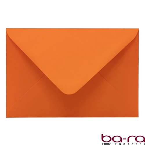Boríték színes KASKAD LC/6 enyvezett 114x162mm 48 narancs 50 darabos