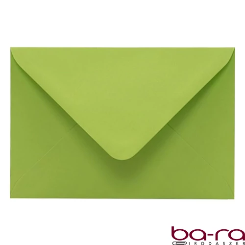 Boríték színes KASKAD LC/6 enyvezett 114x162mm 66 lime zöld 50 darabos