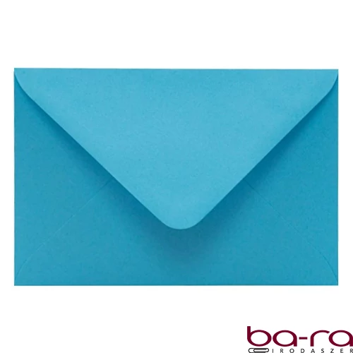 Boríték színes KASKAD LC/6 enyvezett 114x162mm 77 vízkék 50 darabos