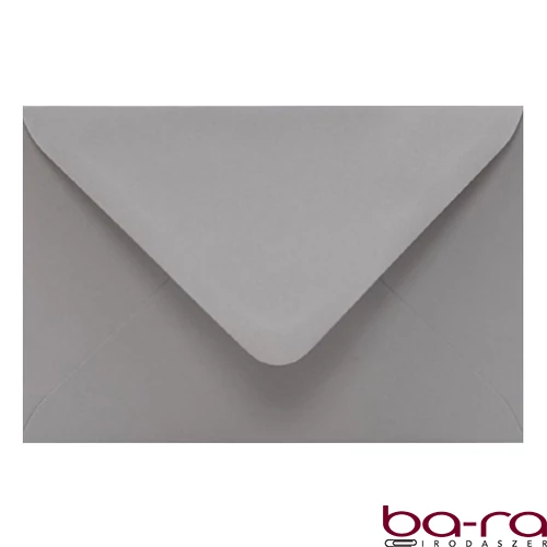 Boríték színes KASKAD LC/6 enyvezett 114x162mm 94 ezüst szürke 50 darabos