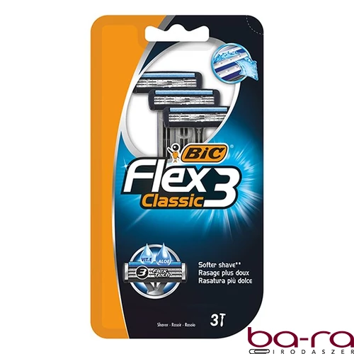 Borotva BIC Flex3 Classic férfi 3 mozgópengés 3+1 darab/bliszter