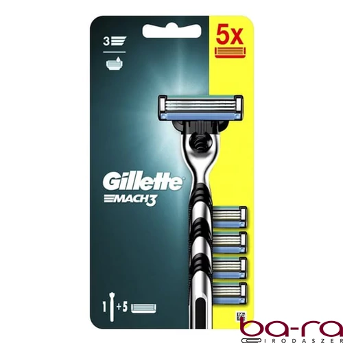 Borotva GILLETTE Mach3 Base H + 5 betét
