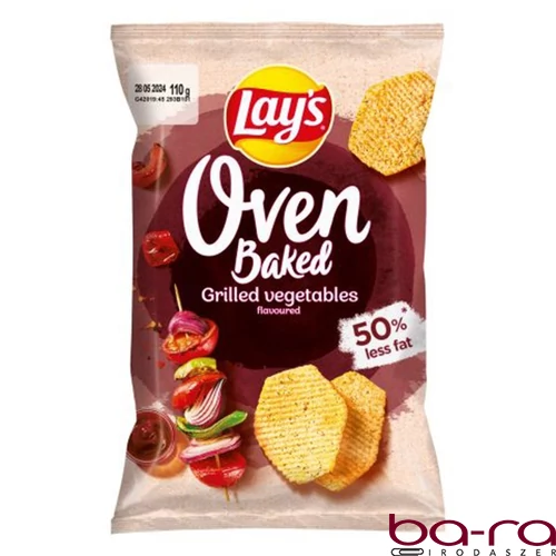 Burgonyachips LAY`S Oven Baked grillezett zöldséges 110 g