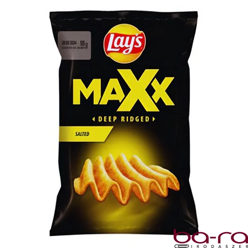 Burgonyachips LAY`S Max sós 55 g