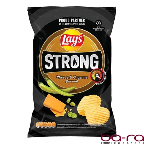 Burgonyachips LAY`S Strong cayenne borsos-sajtos 120 g