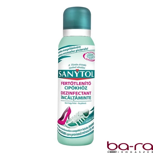 Cipőfertőtlenítő és szagsemlegesítő SANYTOL spray 150ml