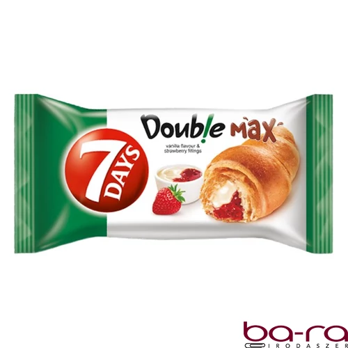 Croissant 7DAYS Double epres és vaniíliás töltelékkel 80 g