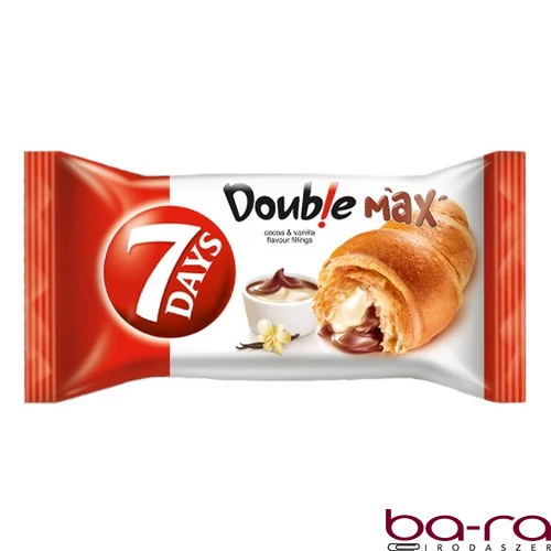 Croissant 7DAYS Double kakaós és vaníliás töltelékkel 80 g