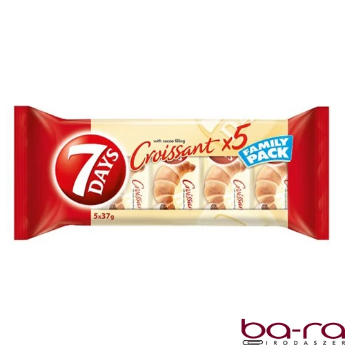 Croissant 7DAYS FamilyPack kakaós töltelékkel 185 g