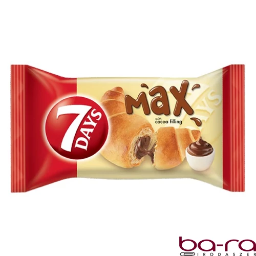 Croissant 7DAYS Max kakaós töltelékkel 80 g