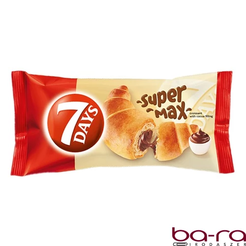 Croissant 7DAYS Super Max kakaós töltelékkel 110 g