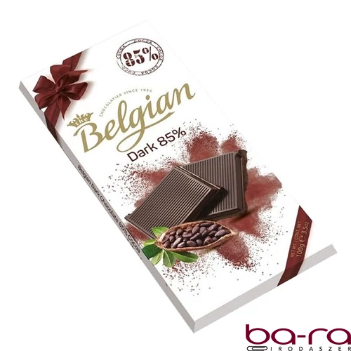 Csokoládé BELGIAN 85% étcsokoládé 100 g