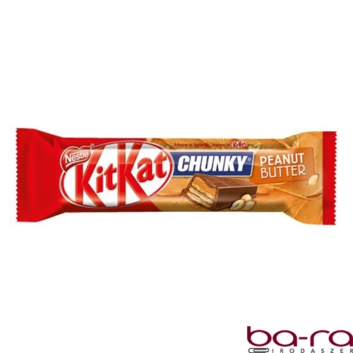 Csokoládé KITKAT Chunky Peanut Butter mogyoróvajas 42 g