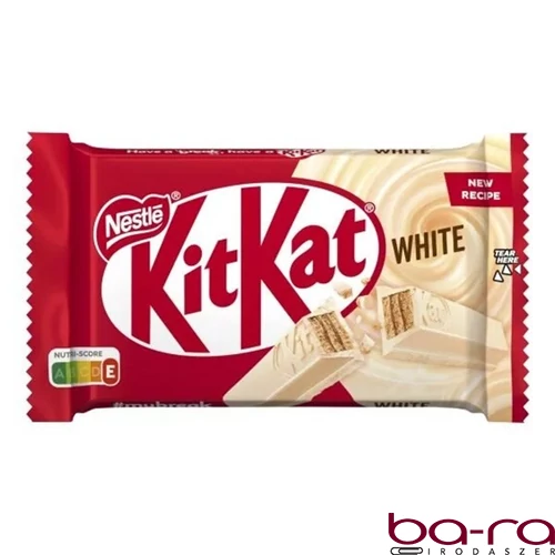 Csokoládé KITKAT fehércsokis 41,5 g