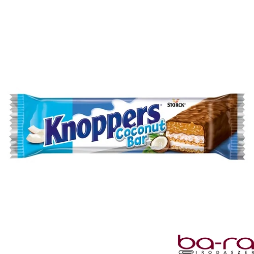Csokoládé KNOPPERS Coconut Bar  kókuszos csokis 40 g