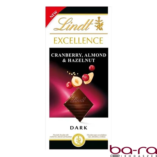 Csokoládé LINDT Excellence Cranberry 100 g