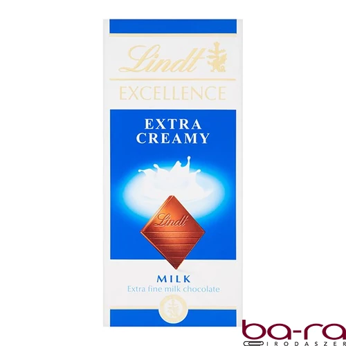 Csokoládé LINDT Excellence Extra Creamy tejcsokoládé 100 g