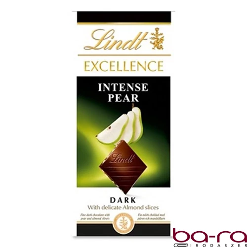 Csokoládé LINDT Excellence Pear körtés étcsokoládé 100 g