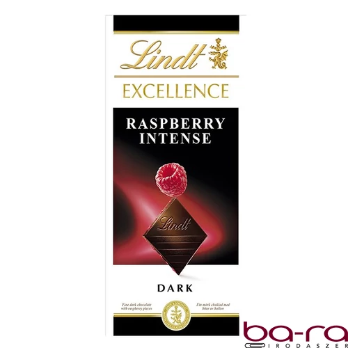 Csokoládé LINDT Excellence Raspberry málnás étcsokoládé 100 g