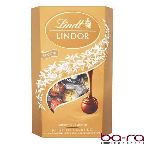 Csokoládé LINDT Lindor Assorted vegyes csokoládé golyók díszdobozban 337 g
