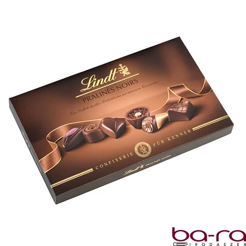 Csokoládé LINDT Pralinés Noir vegyesdesszert 200 g
