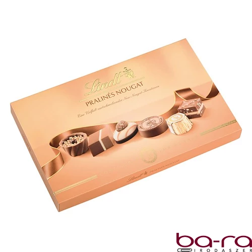 Csokoládé LINDT Pralinés Nougat vegyesdesszert 200 g
