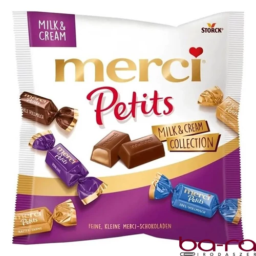 Csokoládé MERCI Petits desszert milk&cream 125 g