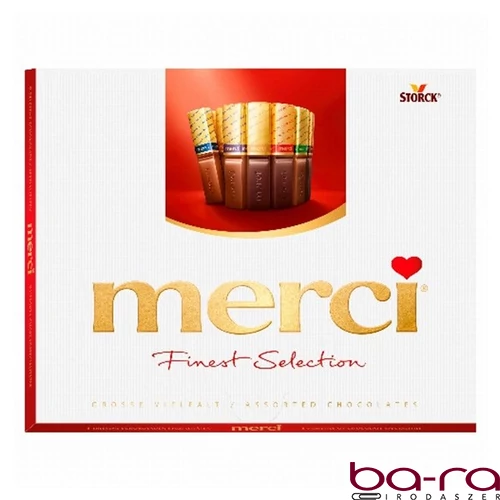 Csokoládé MERCI piros 250 g