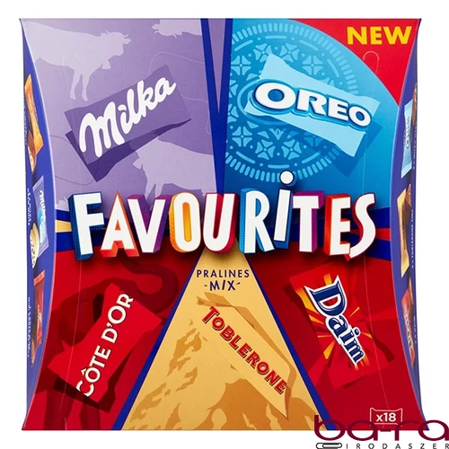 Csokoládé MILKA Favourites praliné 159 g