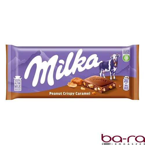 Csokoládé MILKA Földimogyorós-Karamellás 90 g